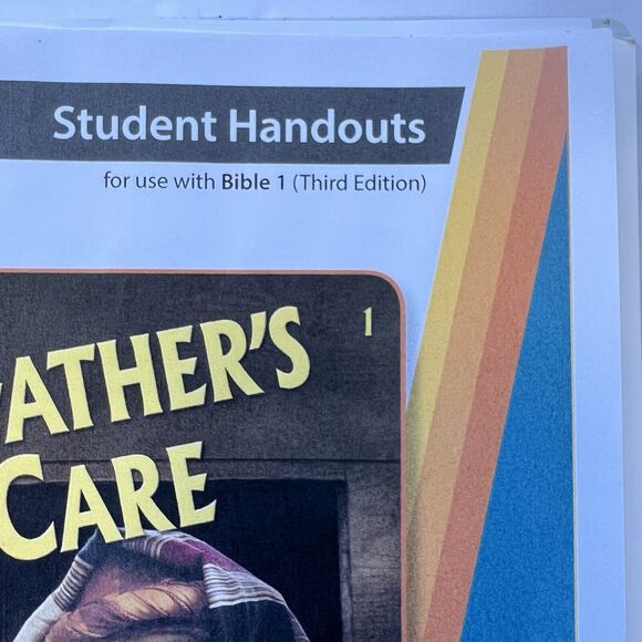 BJU Press Bible Truths 1 A Fathers Care Student Handouts Homeschool Curriculum - Picture 4 of 14
